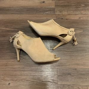 Michael Kors Suede Tassel Booties